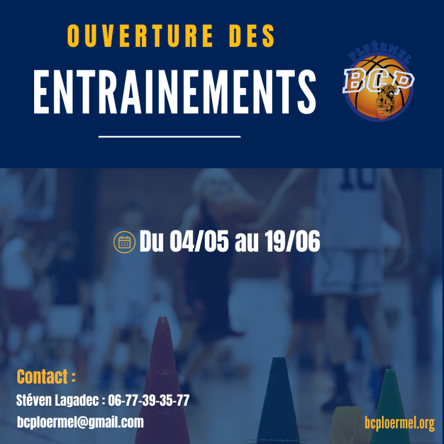 Entraînements ouverts 🔥